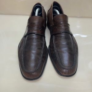 Brown penny loafer Saks fifth AvenueBrand